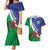 Lesotho 1966 Unique Couples Matching Mermaid Dress and Hawaiian Shirt Spiral Aloe Coat of Arms - Wonder Print Shop