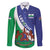 Lesotho 1966 Unique Family Matching Short Sleeve Bodycon Dress and Hawaiian Shirt Spiral Aloe Coat of Arms - Wonder Print Shop