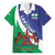 Lesotho 1966 Unique Family Matching Tank Maxi Dress and Hawaiian Shirt Spiral Aloe Coat of Arms - Wonder Print Shop
