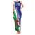 Lesotho 1966 Unique Family Matching Tank Maxi Dress and Hawaiian Shirt Spiral Aloe Coat of Arms - Wonder Print Shop