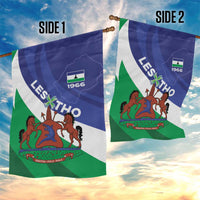 Lesotho 1966 Unique Garden Flag Spiral Aloe Coat of Arms - Wonder Print Shop