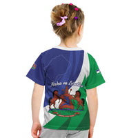 Lesotho 1966 Unique Kid T Shirt Spiral Aloe Coat of Arms - Wonder Print Shop