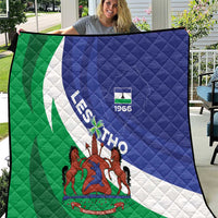 Lesotho 1966 Unique Quilt Spiral Aloe Coat of Arms - Wonder Print Shop