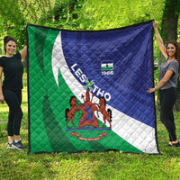 Lesotho 1966 Unique Quilt Spiral Aloe Coat of Arms - Wonder Print Shop