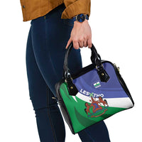 Lesotho 1966 Unique Shoulder Handbag Spiral Aloe Coat of Arms