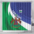 Lesotho 1966 Unique Shower Curtain Spiral Aloe Coat of Arms