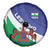 Lesotho 1966 Unique Spare Tire Cover Spiral Aloe Coat of Arms - Wonder Print Shop