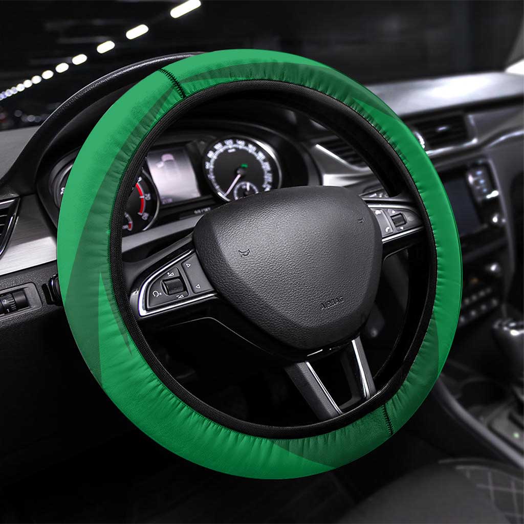 Lesotho 1966 Unique Steering Wheel Cover Spiral Aloe Coat of Arms - Wonder Print Shop