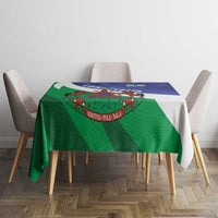 Lesotho 1966 Unique Tablecloth Spiral Aloe Coat of Arms - Wonder Print Shop
