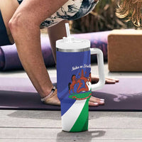 Lesotho 1966 Unique Tumbler With Handle Spiral Aloe Coat of Arms - Wonder Print Shop