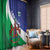 Lesotho 1966 Unique Window Curtain Spiral Aloe Coat of Arms - Wonder Print Shop