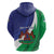Lesotho 1966 Unique Zip Hoodie Spiral Aloe Coat of Arms - Wonder Print Shop