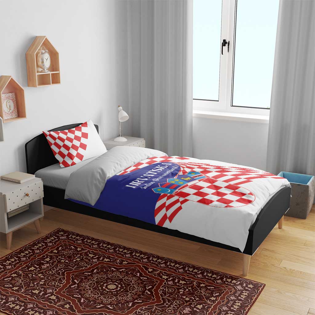 Croatia Independence Day 1991 Bedding Set Sretan Dan neovisnosti Hrvatske - Wonder Print Shop