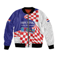 Personalized Croatia Independence Day 1991 Bomber Jacket Sretan Dan neovisnosti Hrvatske - Wonder Print Shop