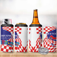 Personalized Croatia Independence Day 1991 4 in 1 Can Cooler Tumbler Sretan Dan neovisnosti Hrvatske - Wonder Print Shop