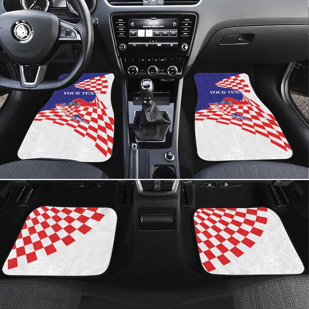 Croatia Independence Day 1991 Car Mats Sretan Dan neovisnosti Hrvatske - Wonder Print Shop