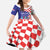 Personalized Croatia Independence Day 1991 Family Matching Off The Shoulder Long Sleeve Dress and Hawaiian Shirt Sretan Dan neovisnosti Hrvatske - Wonder Print Shop