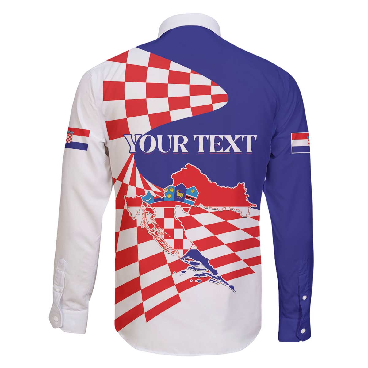 Personalized Croatia Independence Day 1991 Family Matching Off The Shoulder Long Sleeve Dress and Hawaiian Shirt Sretan Dan neovisnosti Hrvatske - Wonder Print Shop