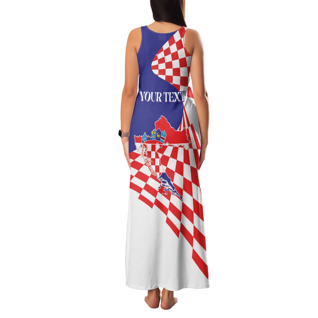 Personalized Croatia Independence Day 1991 Family Matching Tank Maxi Dress and Hawaiian Shirt Sretan Dan neovisnosti Hrvatske - Wonder Print Shop