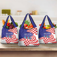 Croatia Independence Day 1991 Grocery Bag Sretan Dan neovisnosti Hrvatske