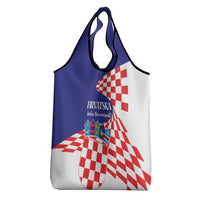 Croatia Independence Day 1991 Grocery Bag Sretan Dan neovisnosti Hrvatske