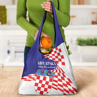 Croatia Independence Day 1991 Grocery Bag Sretan Dan neovisnosti Hrvatske