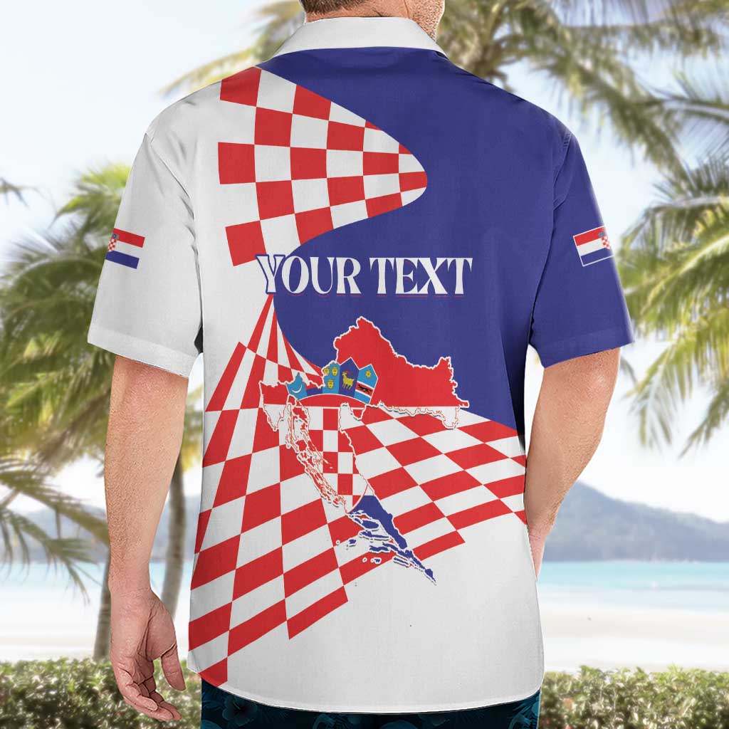 Personalized Croatia Independence Day 1991 Hawaiian Shirt Sretan Dan neovisnosti Hrvatske - Wonder Print Shop