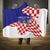 Croatia Independence Day 1991 Hooded Blanket Sretan Dan neovisnosti Hrvatske