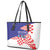 Croatia Independence Day 1991 Leather Tote Bag Sretan Dan neovisnosti Hrvatske - Wonder Print Shop