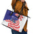 Croatia Independence Day 1991 Leather Tote Bag Sretan Dan neovisnosti Hrvatske - Wonder Print Shop