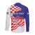 Personalized Croatia Independence Day 1991 Long Sleeve Button Shirt Sretan Dan neovisnosti Hrvatske - Wonder Print Shop