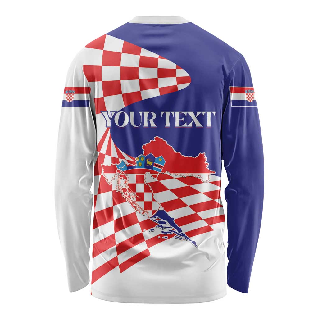 Personalized Croatia Independence Day 1991 Long Sleeve Shirt Sretan Dan neovisnosti Hrvatske - Wonder Print Shop