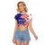 Personalized Croatia Independence Day 1991 Raglan Cropped T Shirt Sretan Dan neovisnosti Hrvatske - Wonder Print Shop