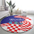 Croatia Independence Day 1991 Round Carpet Sretan Dan neovisnosti Hrvatske