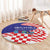 Croatia Independence Day 1991 Round Carpet Sretan Dan neovisnosti Hrvatske