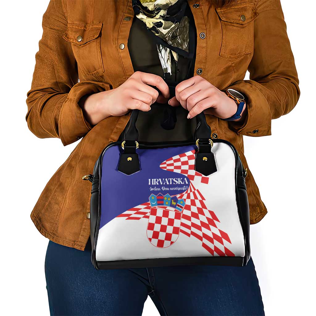 Croatia Independence Day 1991 Shoulder Handbag Sretan Dan neovisnosti Hrvatske
