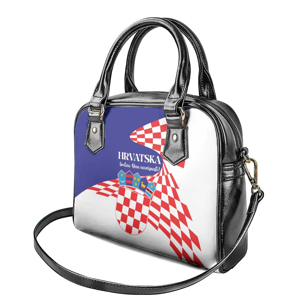Croatia Independence Day 1991 Shoulder Handbag Sretan Dan neovisnosti Hrvatske