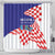 Croatia Independence Day 1991 Shower Curtain Sretan Dan neovisnosti Hrvatske