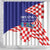 Croatia Independence Day 1991 Shower Curtain Sretan Dan neovisnosti Hrvatske