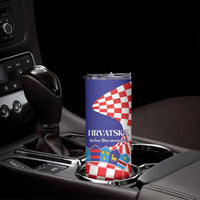 Personalized Croatia Independence Day 1991 Skinny Tumbler Sretan Dan neovisnosti Hrvatske - Wonder Print Shop