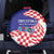 Croatia Independence Day 1991 Spare Tire Cover Sretan Dan neovisnosti Hrvatske - Wonder Print Shop