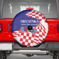 Croatia Independence Day 1991 Spare Tire Cover Sretan Dan neovisnosti Hrvatske - Wonder Print Shop