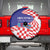 Croatia Independence Day 1991 Spare Tire Cover Sretan Dan neovisnosti Hrvatske - Wonder Print Shop
