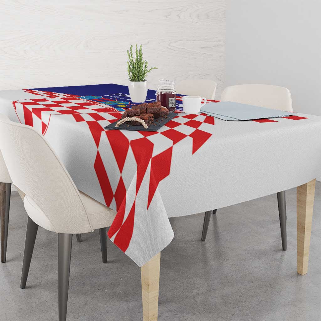 Croatia Independence Day 1991 Tablecloth Sretan Dan neovisnosti Hrvatske - Wonder Print Shop
