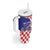 Personalized Croatia Independence Day 1991 Tumbler With Handle Sretan Dan neovisnosti Hrvatske - Wonder Print Shop
