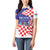 Personalized Croatia Independence Day 1991 Women Polo Shirt Sretan Dan neovisnosti Hrvatske - Wonder Print Shop