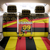 Uganda Independence Day 1962 Back Car Seat Cover African Pattern - Wonder Print Shop