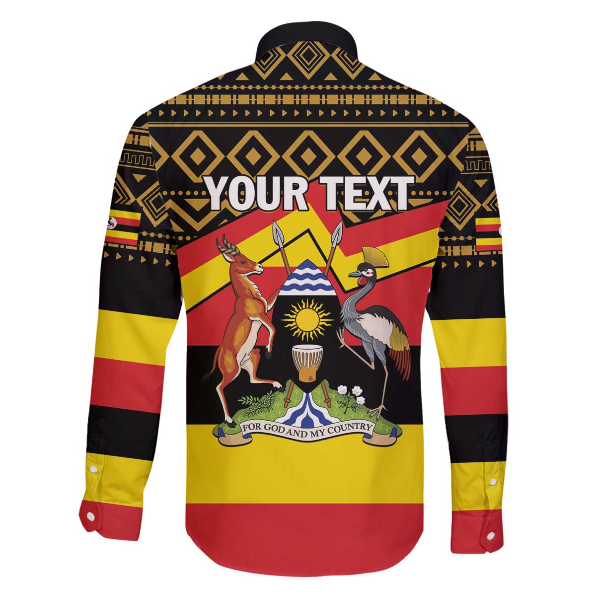 Personalized Uganda Independence Day 1962 Family Matching Puletasi and Hawaiian Shirt African Pattern - Wonder Print Shop