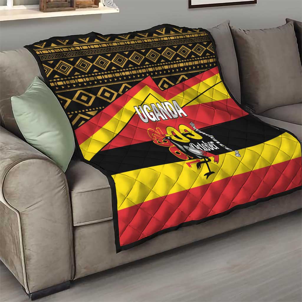 Uganda Independence Day 1962 Quilt African Pattern - Wonder Print Shop