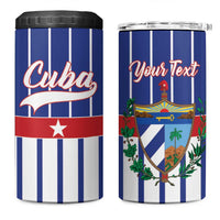 Personalized Cuba 4 in 1 Can Cooler Tumbler Simple Sporty Style - Wonder Print Shop